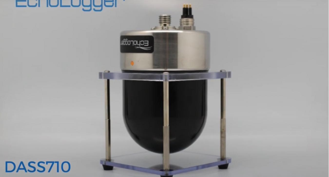 Echologger DASS710 (3D imaging sonar) in pole mounting modle